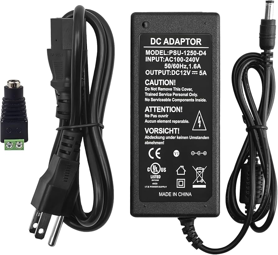 POWER ADAPTER 12V 5A HAING